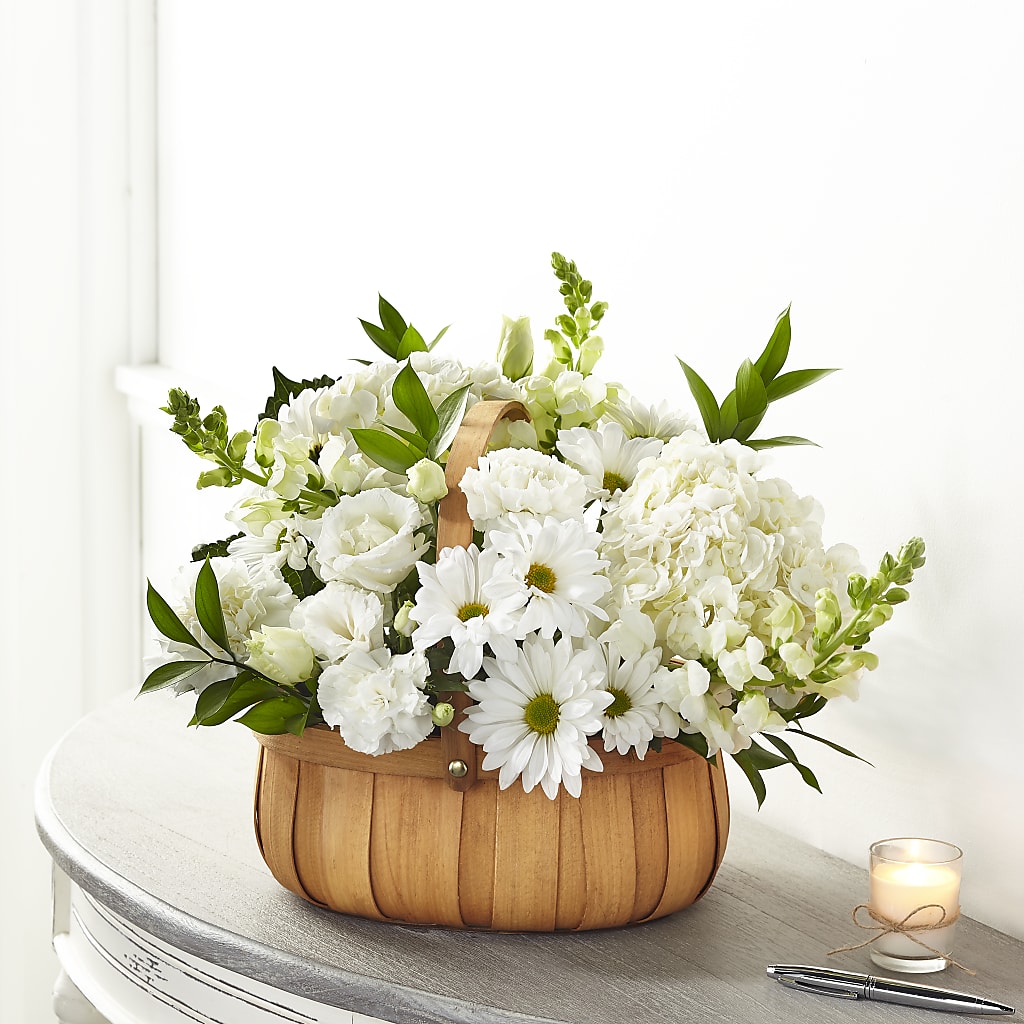 Pure Ivory Basket – A Little Bit Of Love, Hanover PA