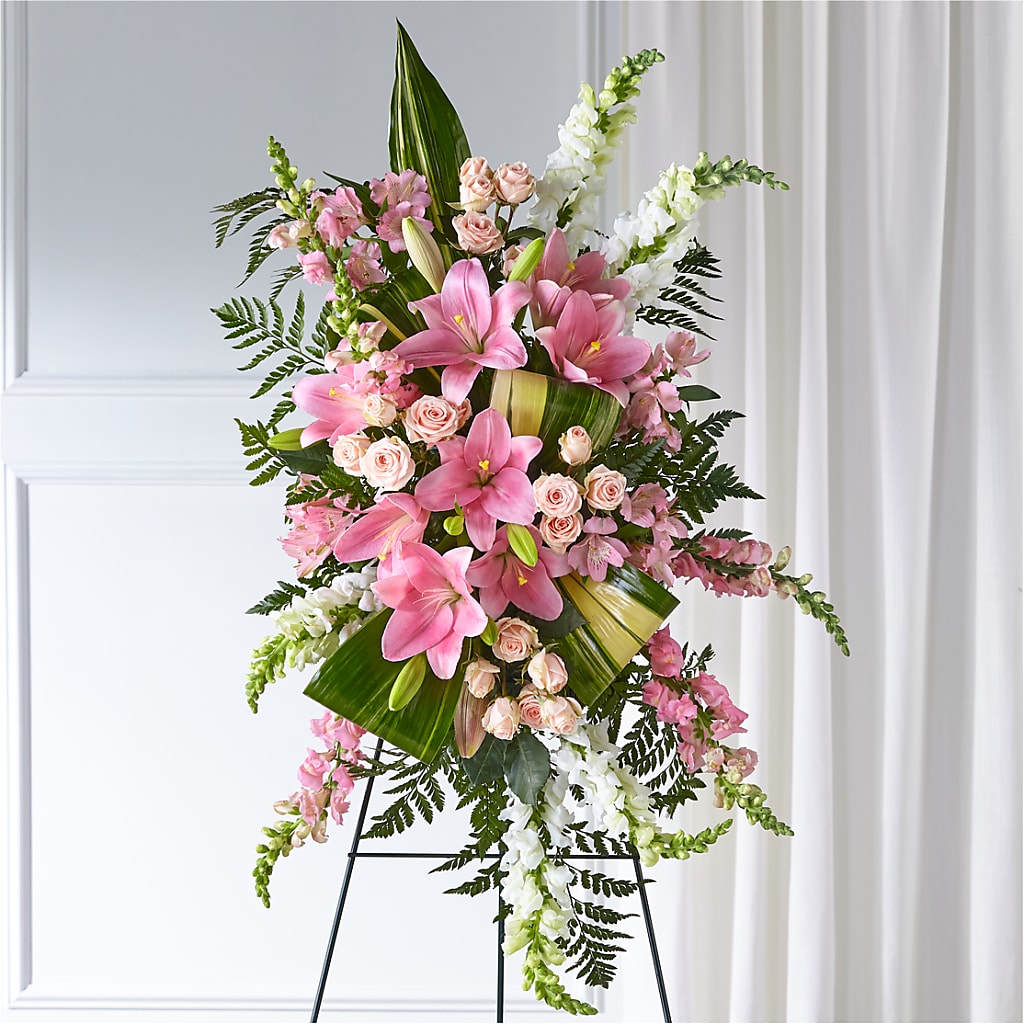Elegant Embrace Standing Spray – A Little Bit Of Love, Hanover PA