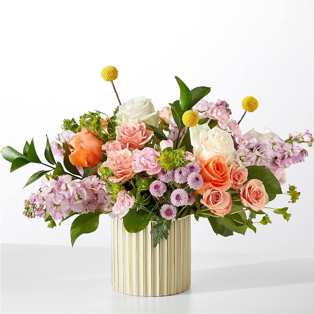 French Market Bouquet with Ivory Vase – A Little Bit Of Love, Hanover PA
