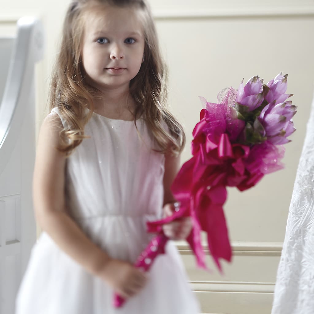 Sparkle Pink Flower Girl Bouquet – A Little Bit Of Love, Hanover PA