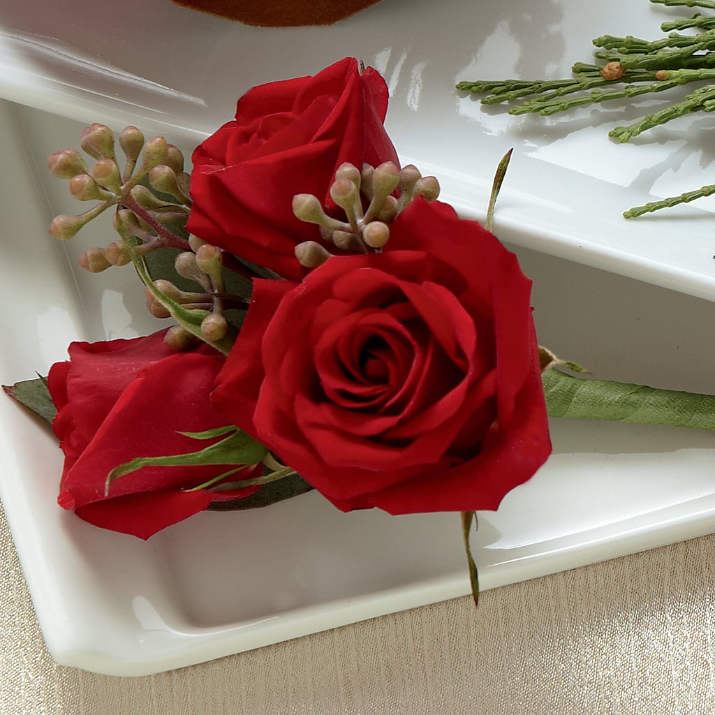 Red Spray Rose Boutonniere – A Little Bit Of Love, Hanover PA