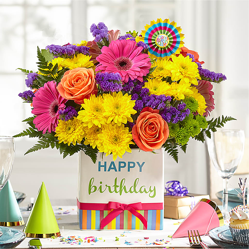 Birthday Brights Bouquet –  A Little Bit Of Love, Hanover PA
