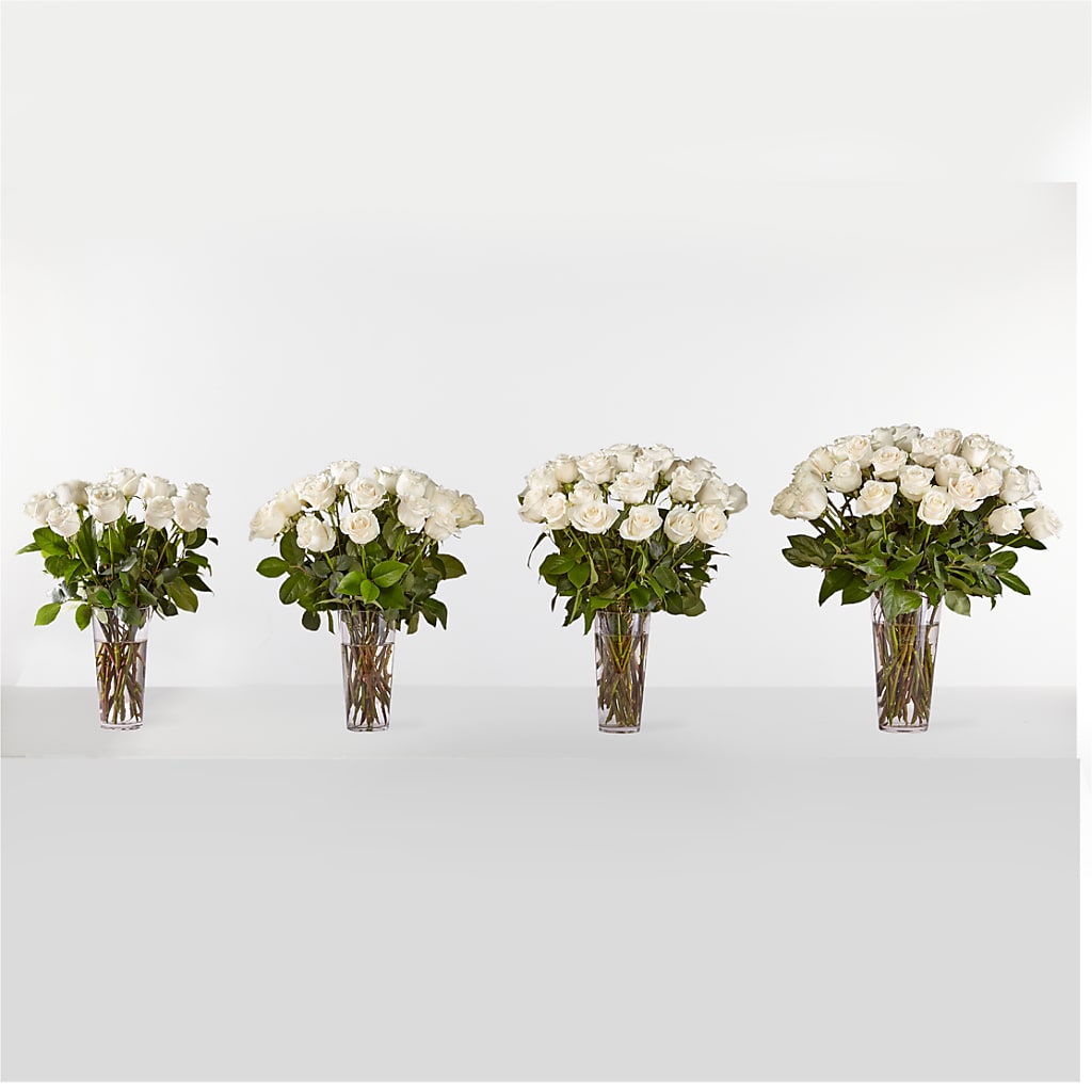 Long Stem White Rose Bouquet –  A Little Bit Of Love, Hanover PA