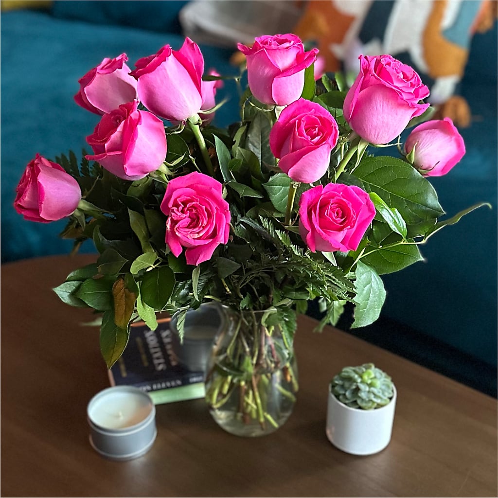 Long Stem Pink Rose Bouquet –  A Little Bit Of Love, Hanover PA