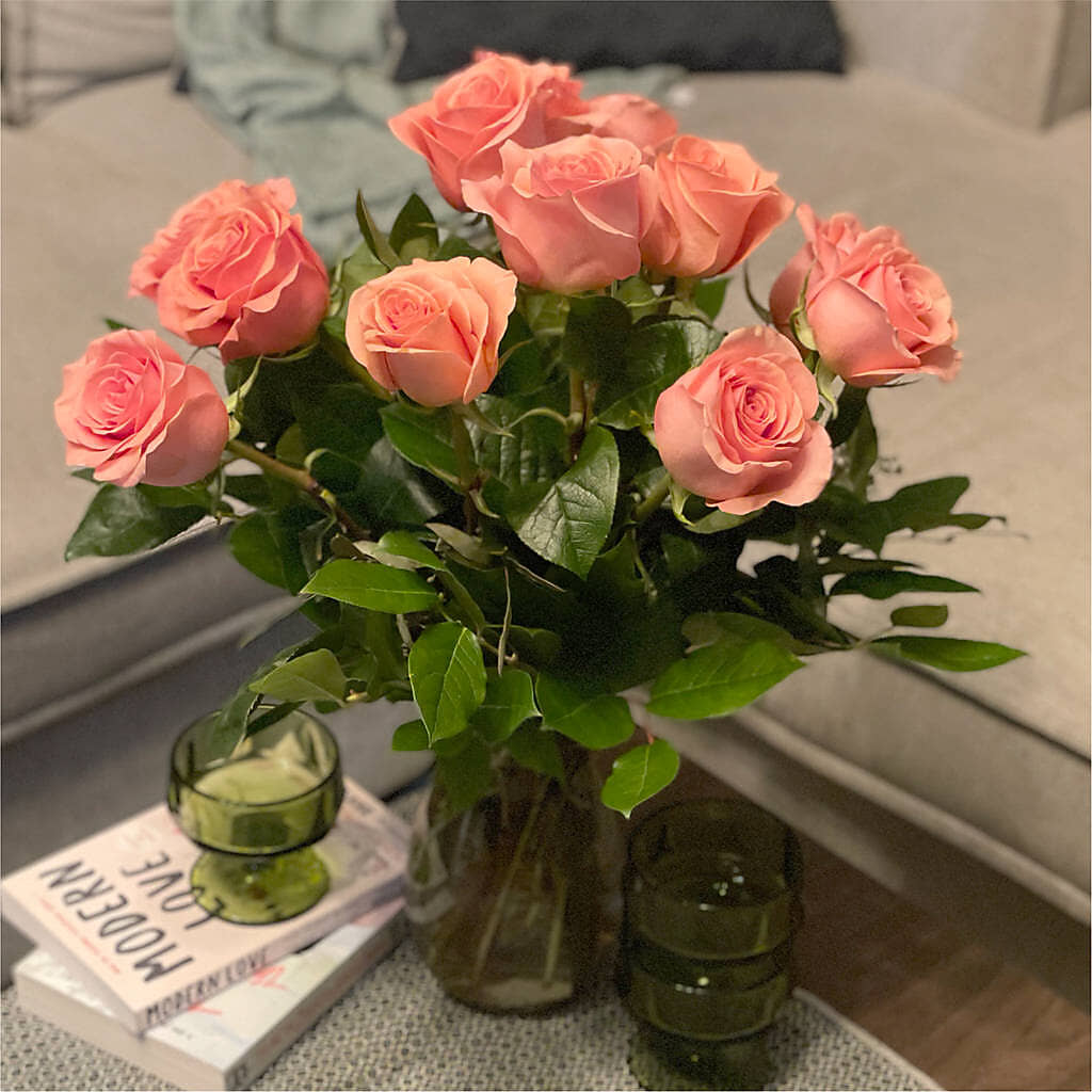 Long Stem Pink Rose Bouquet –  A Little Bit Of Love, Hanover PA