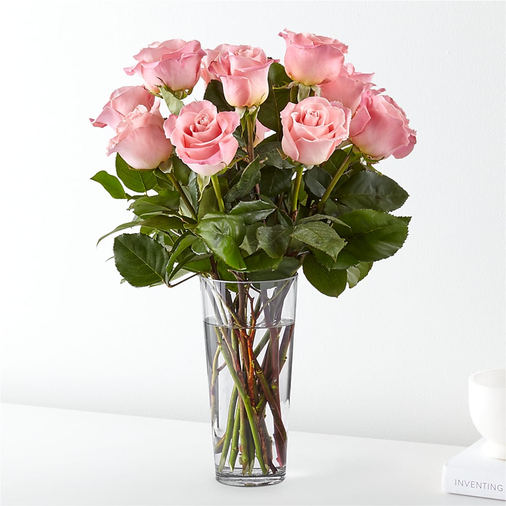 Long Stem Pink Rose Bouquet –  A Little Bit Of Love, Hanover PA
