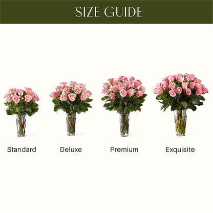 Long Stem Pink Rose Bouquet –  A Little Bit Of Love, Hanover PA