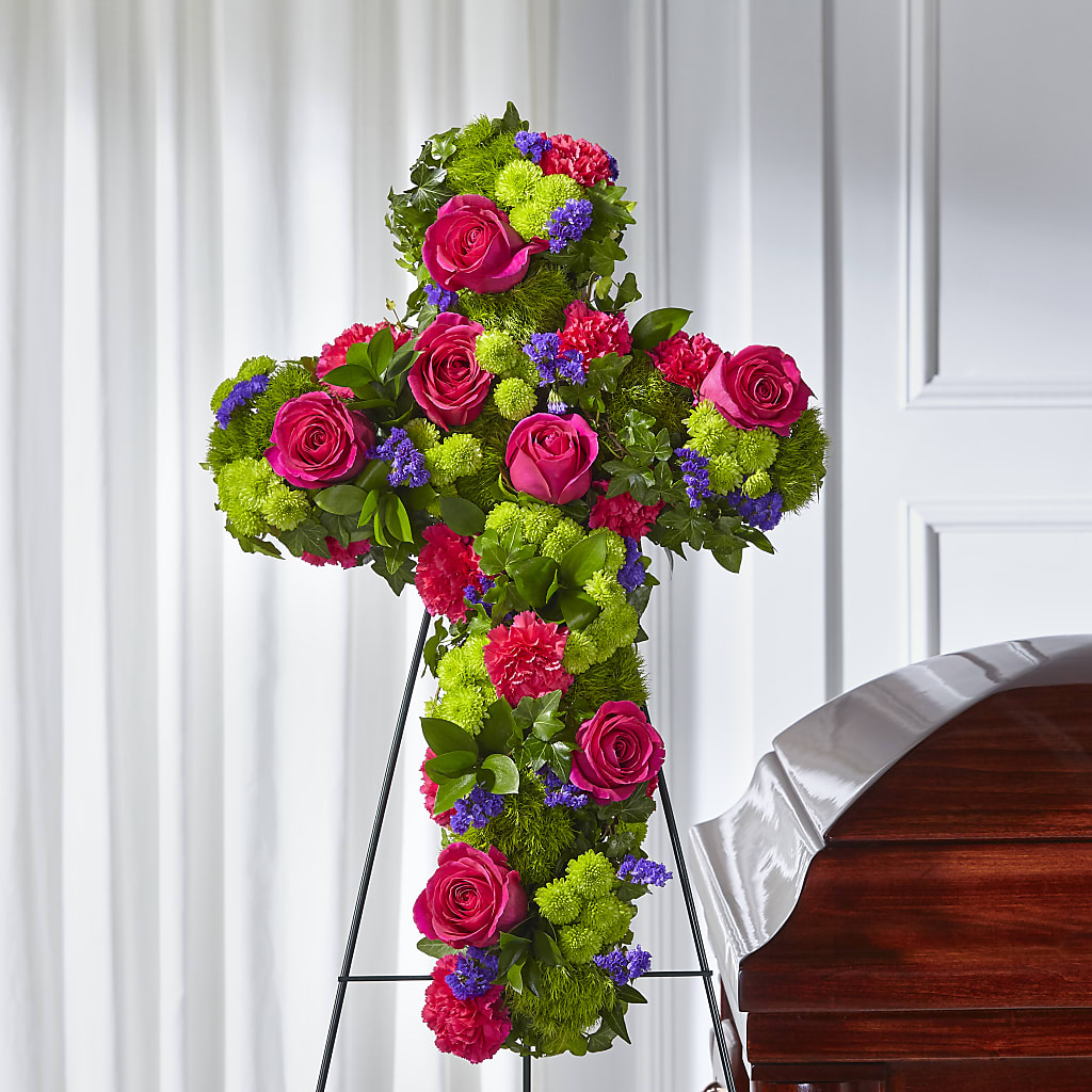 Tribute Rose Floral Cross –  A Little Bit Of Love, Hanover PA
