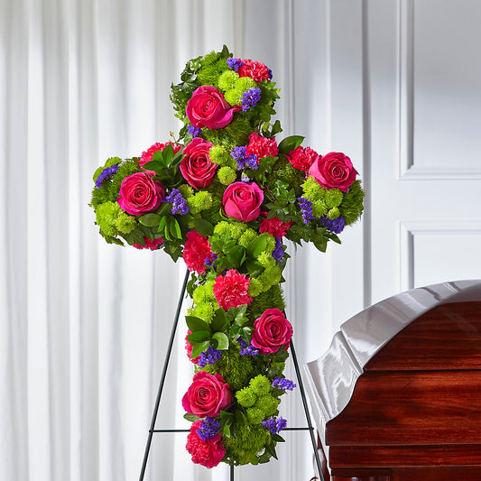 Tribute Rose Floral Cross –  A Little Bit Of Love, Hanover PA