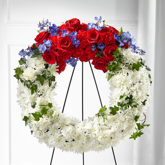 Patriotic Passion Wreath –  A Little Bit Of Love, Hanover PA