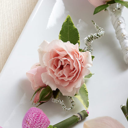 Pink Spray Rose Boutonniere –  A Little Bit Of Love, Hanover PA